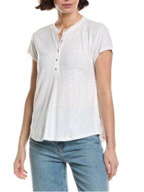 Bella Dahl Short Sleeve Pullover Top White | Size M | NWT